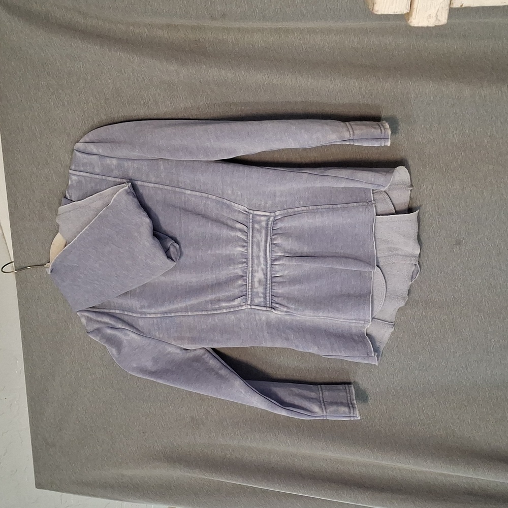 Women's Purple Ruffled Jacket - Picture 2 of 5
